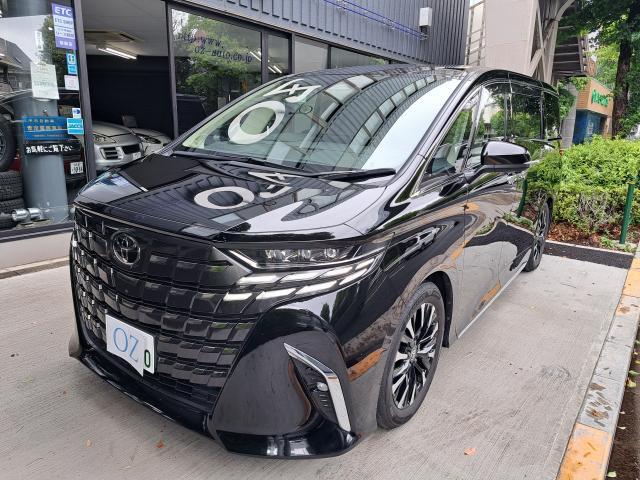 Ref:AUX-24680065 TOYOTA ALPHARD HYBRID 2023 1 2023 Toyota Alphard Hybrid black hybrid used car Japan export