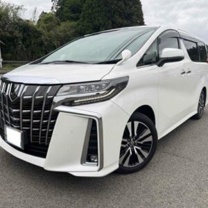 2020 Toyota Alphard pearl gasoline used car Japan export
