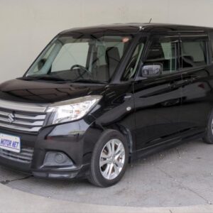 2016 Suzuki Solio black hybrid used car Japan export