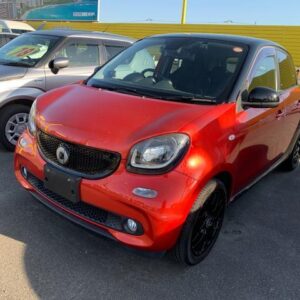 2016 Mcc Smart Smart For Four red gasoline used car Japan export