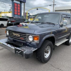 1986 Toyota Land Cruiser 60 gunmetal diesel used car Japan export