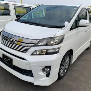 2014 Toyota Vellfire pearl gasoline used car Japan export