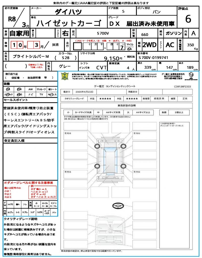 Ref:AUX-24683334 DAIHATSU HIJET CARGO 2026 21 Ref:AUX-24683334 DAIHATSU HIJET CARGO 2026 - Image 21