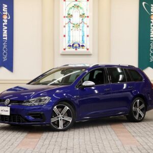 2019 Volkswagen Golf R Variant blue gasoline used car Japan export