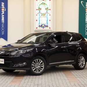 2014 Toyota Harrier black gasoline used car Japan export
