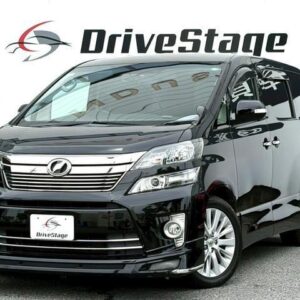2013 Toyota Vellfire black gasoline used car Japan export