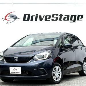 2021 Honda Fit blue hybrid used car Japan export