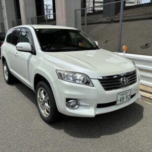 2010 Toyota Vanguard white gasoline used car Japan export