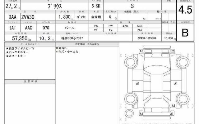 Ref:AUX-24686478 TOYOTA PRIUS 2015 5 Ref:AUX-24686478 TOYOTA PRIUS 2015 - Image 5