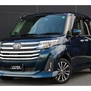 2021 Toyota Roomy blue gasoline used car Japan export