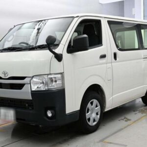 2020 Toyota Hiace Van white gasoline used car Japan export