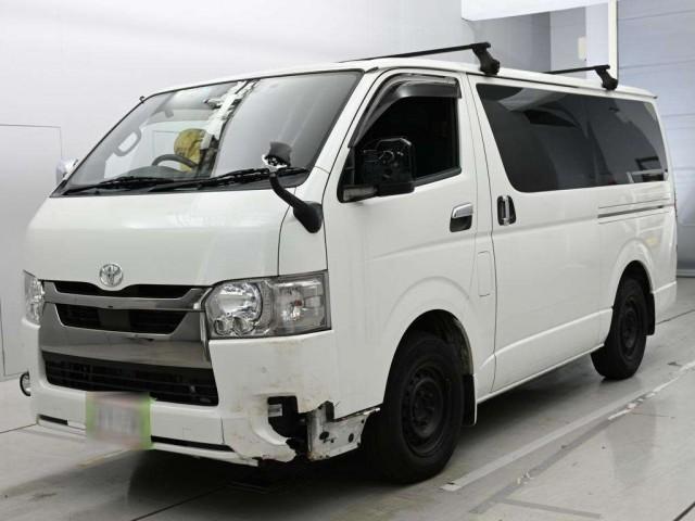 Ref:AUX-24686685 TOYOTA HIACE VAN 2020 1 2020 Toyota Hiace Van pearl diesel used car Japan export