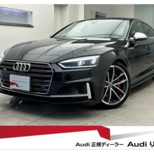 2018 Audi S5 Sportback black gasoline used car Japan export