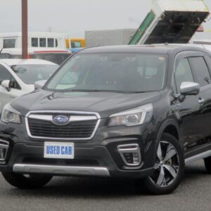 2020 Subaru Forester black gasoline used car Japan export