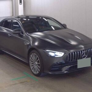 2021 Mercedes Amg Gt gray gasoline used car Japan export