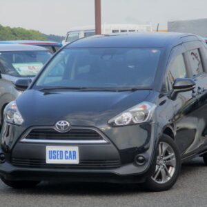 2017 Toyota Sienta black gasoline used car Japan export