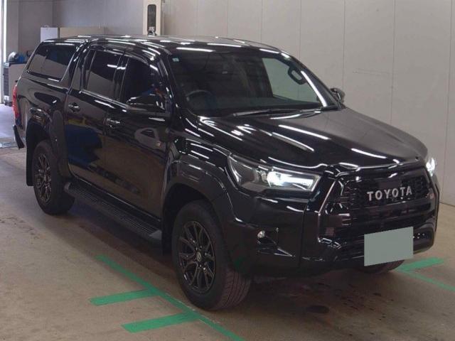 Ref:AUX-24691112 TOYOTA HILUX 2024 1 2024 Toyota Hilux black diesel used car Japan export