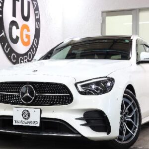 2021 Mercedes Benz E-Class white diesel used car Japan export