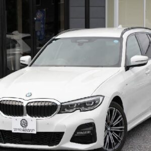 2022 Bmw 3 Series white diesel used car Japan export