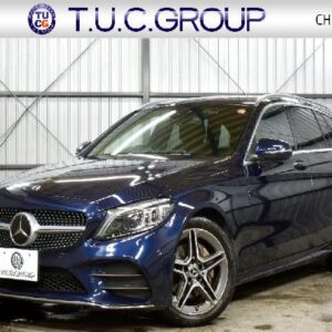 2020 Mercedes Benz C-Class blue gasoline used car Japan export