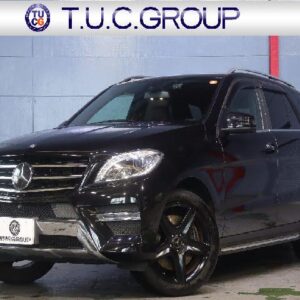 2015 Mercedes Benz M-Class black gasoline used car Japan export