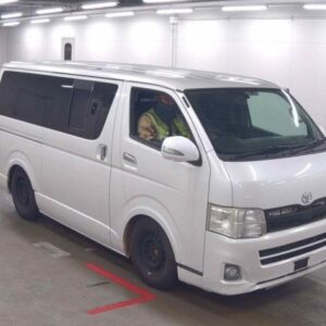 2010 Toyota Hiace Van pearl gasoline used car Japan export