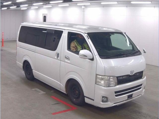 Ref:AUX-24691256 TOYOTA HIACE VAN 2010 1 2010 Toyota Hiace Van pearl gasoline used car Japan export