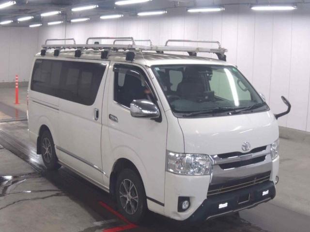Ref:AUX-24691393 TOYOTA REGIUS ACE VAN 2018 1 2018 Toyota Regius Ace Van white diesel used car Japan export