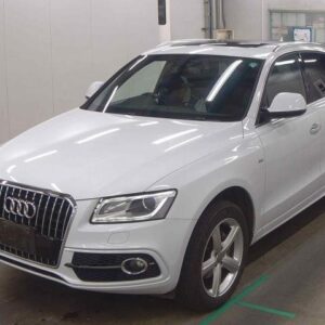 2017 Audi Q5 white gasoline used car Japan export
