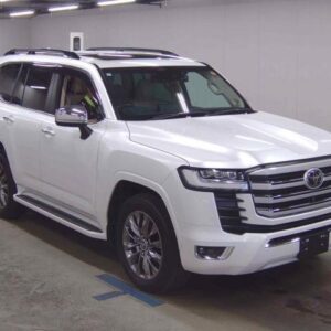 2023 Toyota Land Cruiser pearl gasoline used car Japan export