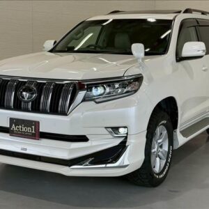 2021 Toyota Land Cruiser Prado pearl gasoline used car Japan export