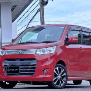 2014 Suzuki Wagon R Stingray red gasoline used car Japan export