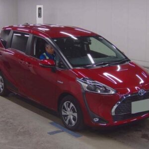 2018 Toyota Sienta wine gasoline used car Japan export