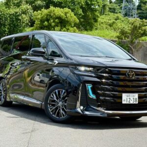 2025 Toyota Vellfire black gasoline used car Japan export