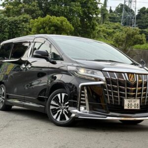 2023 Toyota Alphard black gasoline used car Japan export