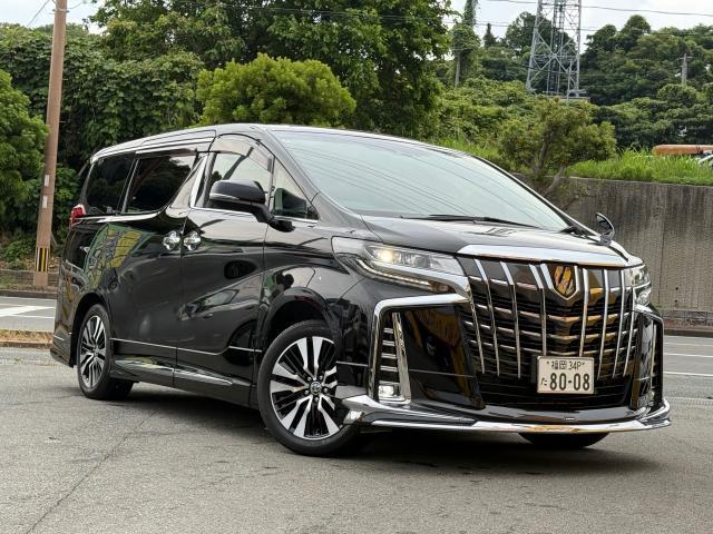 Ref:AUX-24706723 TOYOTA ALPHARD 2023 1 2023 Toyota Alphard black gasoline used car Japan export