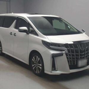 2022 Toyota Alphard pearl gasoline used car Japan export