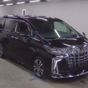 2023 Toyota Alphard black gasoline used car Japan export