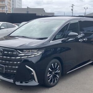 2024 Toyota Alphard Hybrid black gasoline used car Japan export