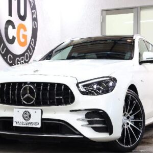2022 Mercedes Benz E-Class white gasoline used car Japan export