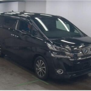 2017 Toyota Vellfire black gasoline used car Japan export