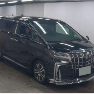 2021 Toyota Alphard black gasoline used car Japan export