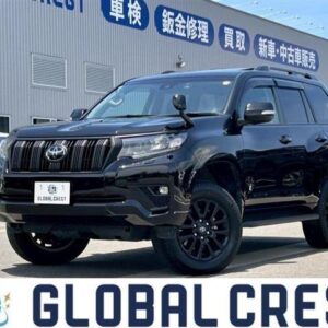 2023 Toyota Land Cruiser Prado black diesel used car Japan export