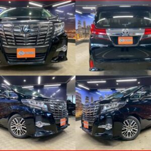 2016 Toyota Alphard black gasoline used car Japan export