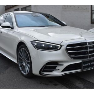 2023 Mercedes Benz S-Class white gasoline used car Japan export