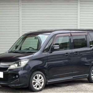 2012 Suzuki Solio Bandit black gasoline used car Japan export