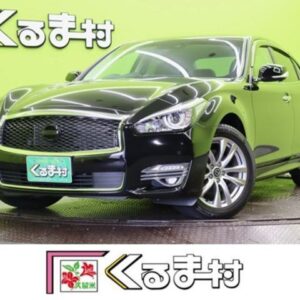 2021 Nissan Fuga black gasoline used car Japan export