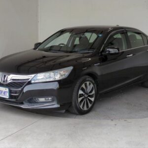 2015 Honda Accord Hybrid black hybrid used car Japan export