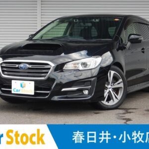 2018 Subaru Levorg black gasoline used car Japan export