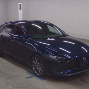 2019 Mazda Mazda3 Fastback blue gasoline used car Japan export